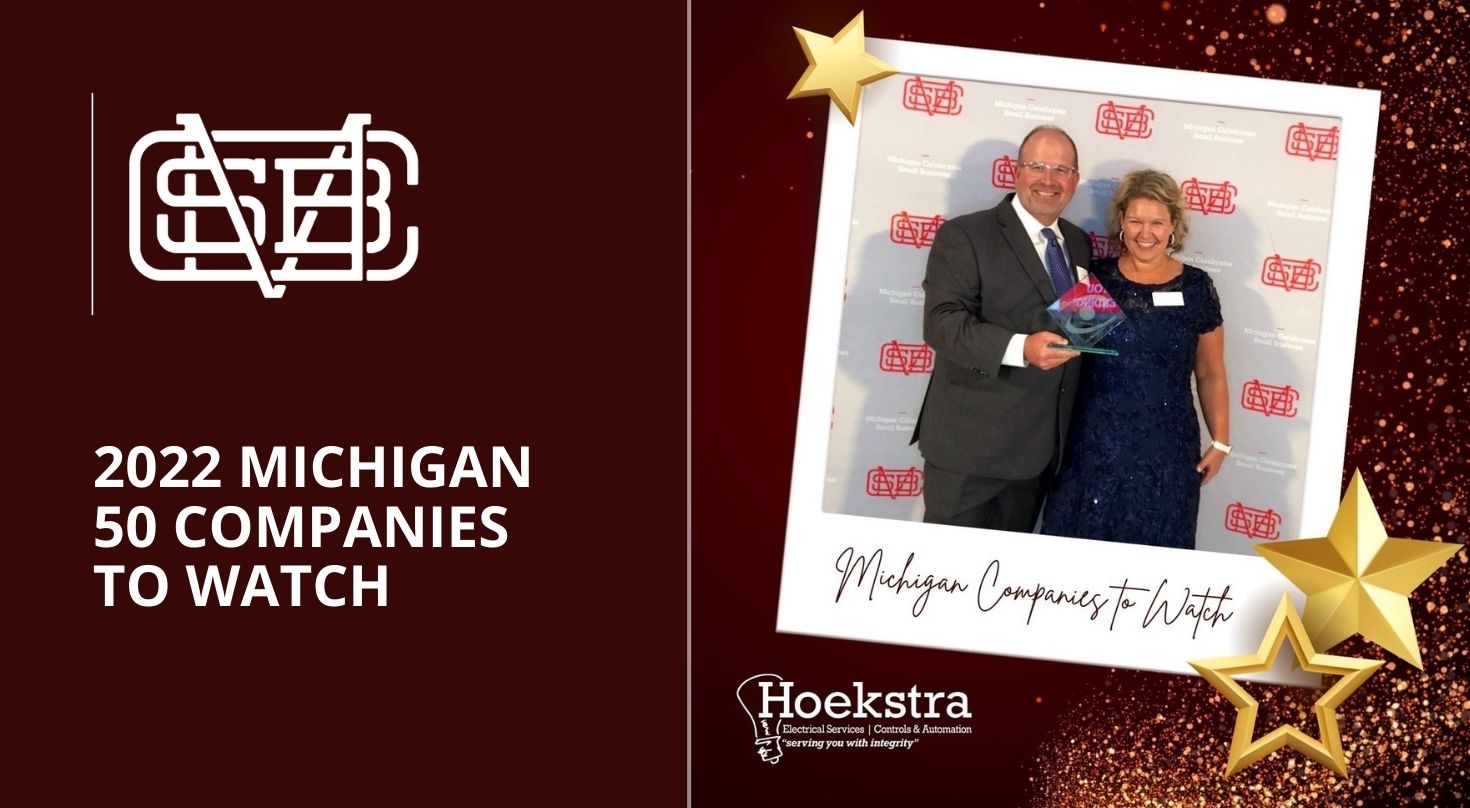 Hoekstra Electrical Services Awarded ‘Michigan 50 Companies to Watch’ Award