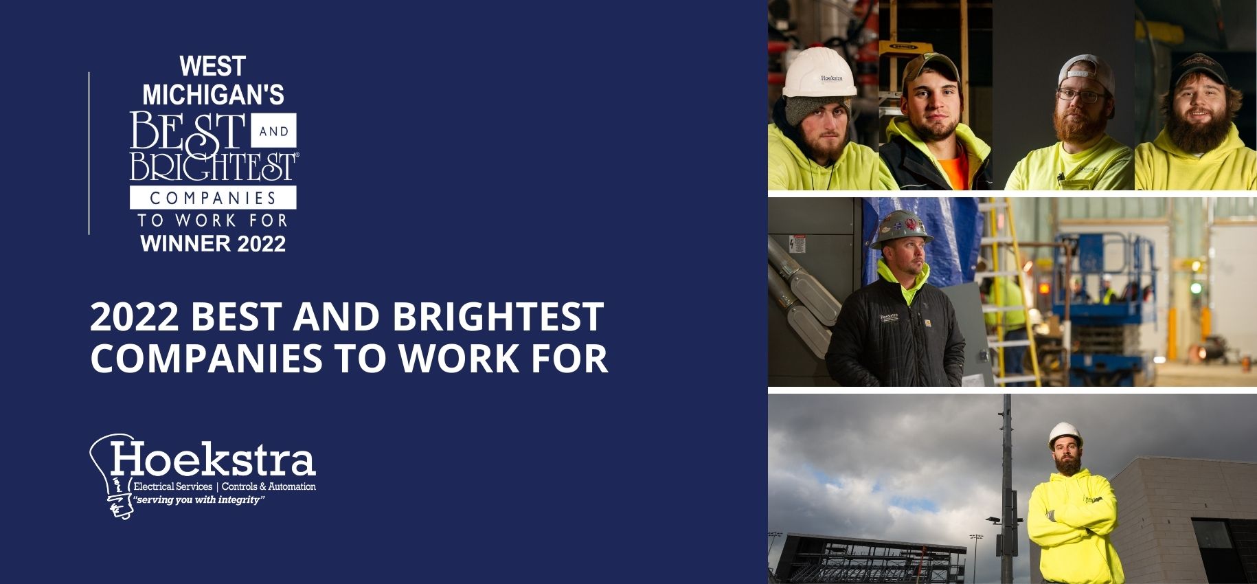 Hoekstra Electrical Services Awarded ‘2022 Best & Brightest Companies to Work’